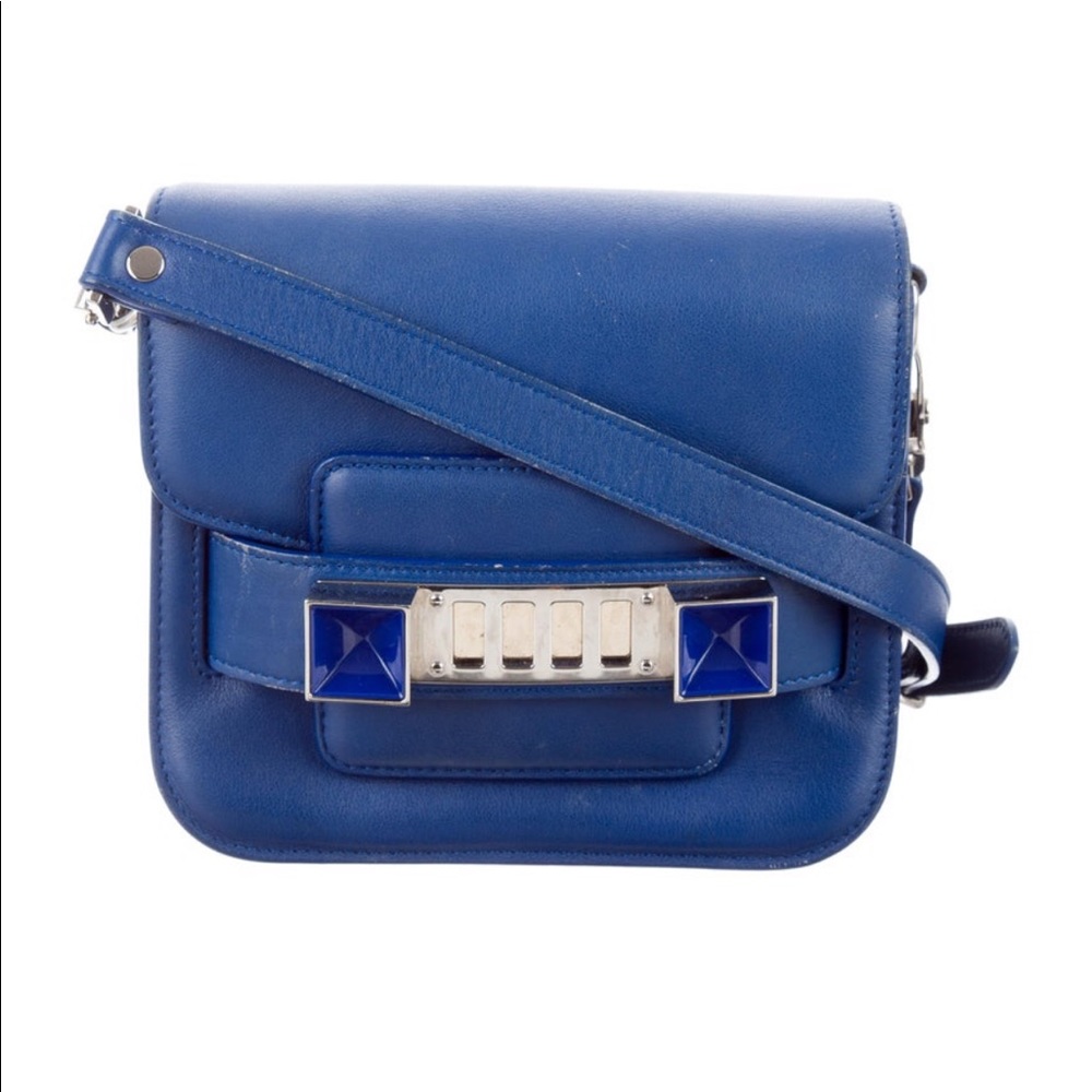 Proenza Schouler PS11 Tiny Crossbody Blue